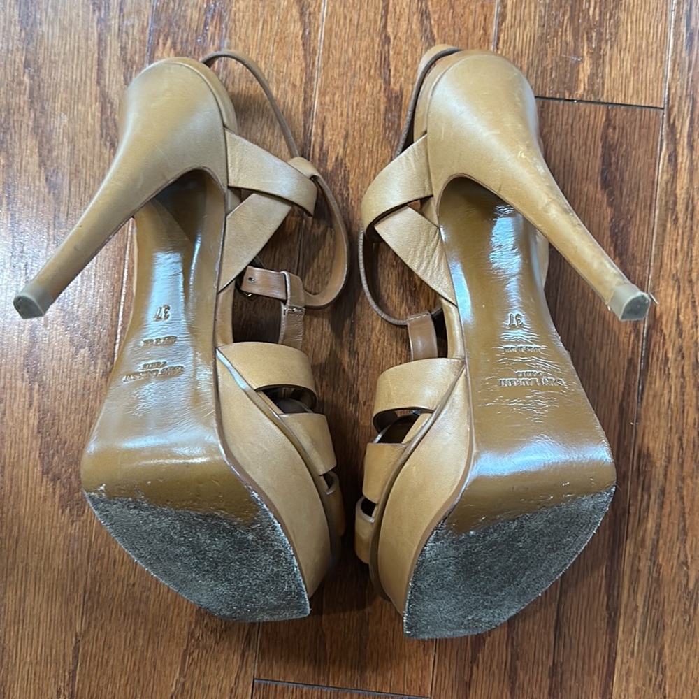 YSL Tribute heels/ Color: Camel/ size 37 - Picture 3 of 4